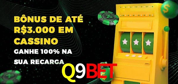 Q9BET melhor bônus de depósito